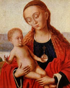 Petrus Christus : Madonna detail